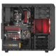 Corsair Carbide Series SPEC-01 Mid Tower Gaming Case featuring Red LED and Blue accents, perfect for gamers.